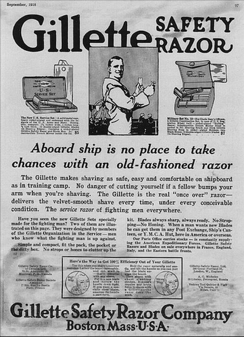 One of Gillette's original blogs from 1938